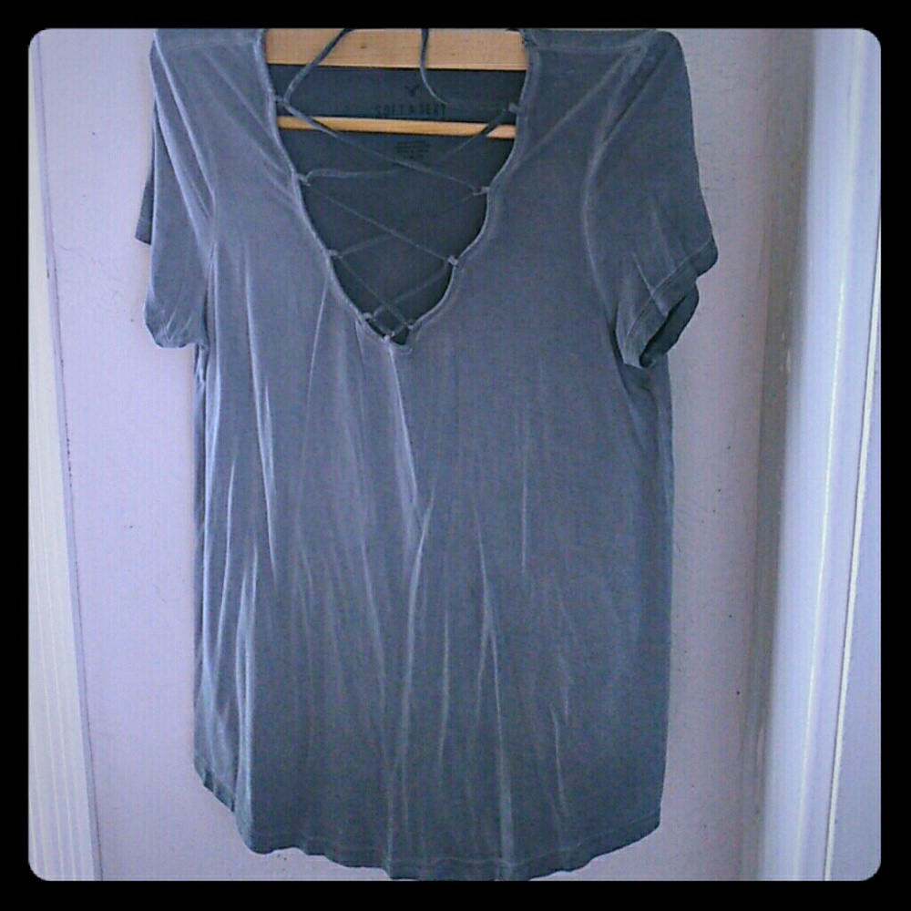 Sexy and soft gray shirt